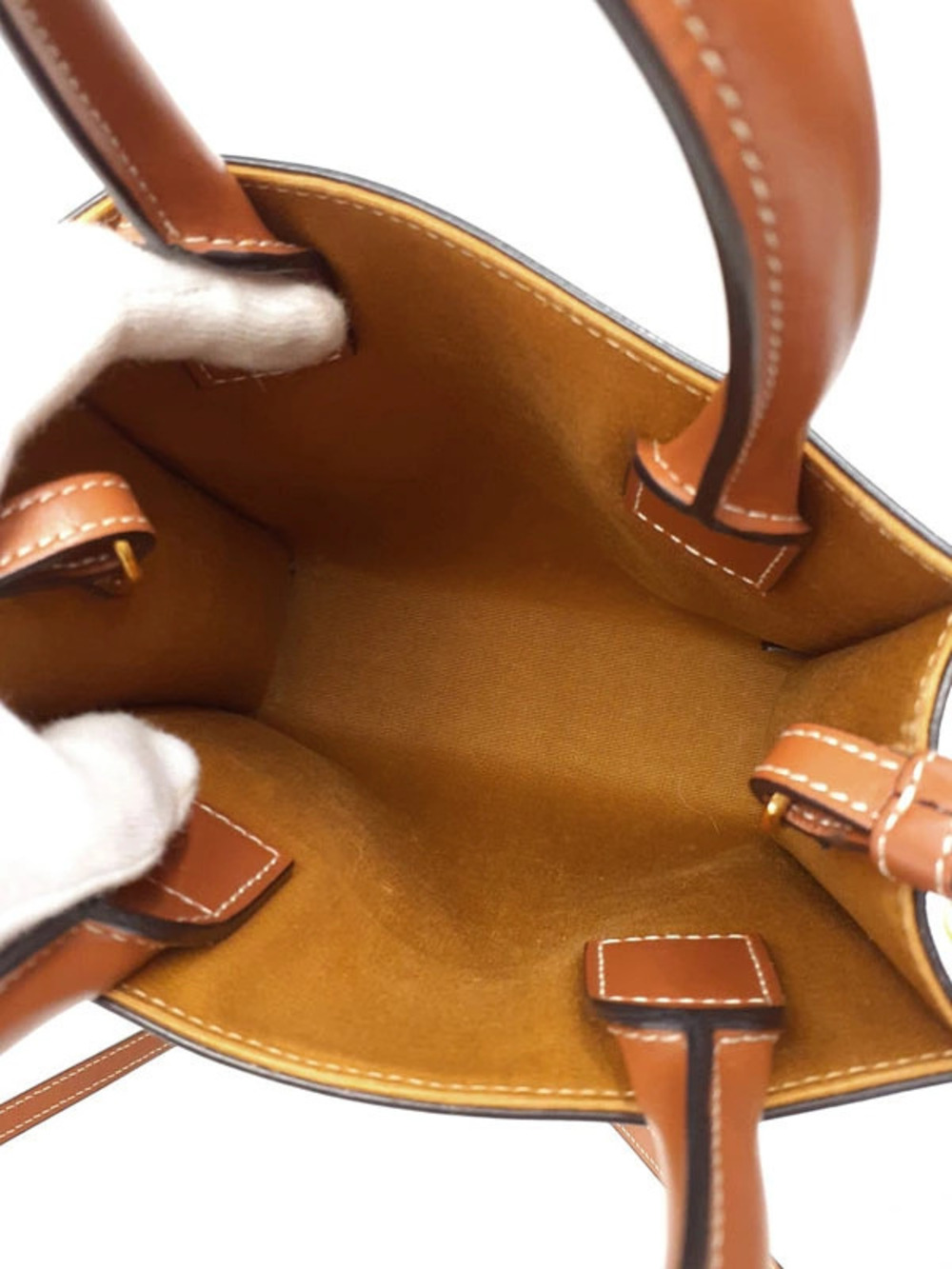 Celine Triomphe Canvas Vertical Cabas Bag - Picture 3 of 9